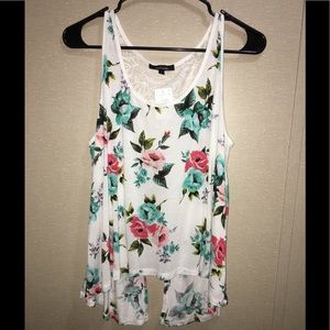 Flower tank open back